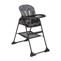 Joie - Scaun de masa Mimzy Snacker ABC Charcoal, Culoare: Negru/Alb  - ExclusivMAG.ro
