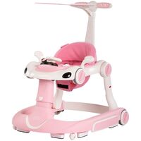 Premergator Chipolino Happy Walker 5 in 1 pink, Culoare: Roz  - ExclusivMAG.ro