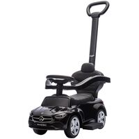 Masinuta de impins Chipolino Mercedes Benz C-Class cu maner black, Culoare: Negru  - ExclusivMAG.ro