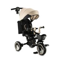 Tricicleta Multifunctionala 3 in 1 cu scaun reversibil, Momi ivi - Beige, Culoare: Bej  - ExclusivMAG.ro