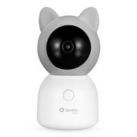 Video monitor, Lionelo, Babyline 9.2. AI, 5 inch, Camera Full HD, Zoom digital 4x, Tehnologia AI cu detectare a miscarii, Alb  - ExclusivMAG.ro