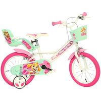 Bicicleta copii Dino Bikes 14" Paw Patrol, Culoare: Bej, Dimensiuni: 14 inch  - ExclusivMAG.ro