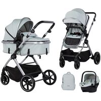 Carucior Chipolino Pearl 3 in 1 matcha, Culoare: Turcoaz, Model: 3 in 1  - ExclusivMAG.ro