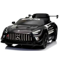 Masinuta electrica cu telecomanda MERCEDES GT3 EVO, Negru, Culoare: Negru, Capacitate acumulator: 12V  - ExclusivMAG.ro