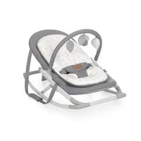 Balansoar Jane Fold, Bara de jucarii si spatar reglabil, Mist, Culoare: Gri  - ExclusivMAG.ro