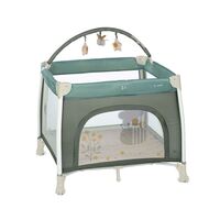 Tarc de joaca Jane Travel Fun, Botanic, Culoare: Turcoaz, Dimensiuni: 100x100  - ExclusivMAG.ro
