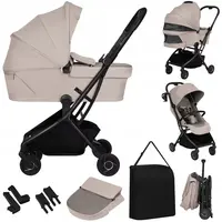 Carucior 2 in 1 Lionelo Sia Flex - Bej, Culoare: Bej, Model: 2 in 1  - ExclusivMAG.ro