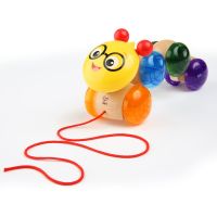 Baby Einstein – Jucarie din lemn Hape Inch Along Cal™  - ExclusivMAG.ro