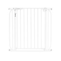 Lionelo - Poarta siguranta Truus Slim LED, White, Culoare: Alb  - ExclusivMAG.ro