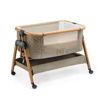 Patut co-sleeper ONINO DREAM.me, Misty Taupe, Culoare: Maro, Dimensiuni: 80x50  - ExclusivMAG.ro