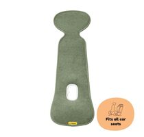 Protectie Antitranspiratie Scaun Auto GR 1 + Bumbac, Organic Moss, Aeromoov, Culoare: Verde inchis  - ExclusivMAG.ro