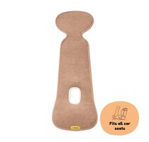 Protectie Antitranspiratie Scaun Auto GR 1 + BBC Organic, Tuscany, Aeromoov, Culoare: Maro  - ExclusivMAG.ro