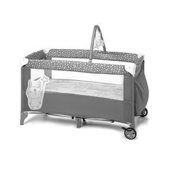 Patut pliant pentru copii cu 2 nivele - Jane