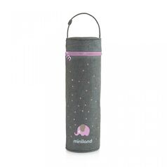 Gentuta Izoterma Thermibag Silky 500 ml Rose Miniland Baby, Culoare: Roz, Cantitate: 500ml