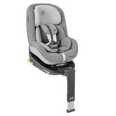 Pachet Pearl Pro2 Maxi Cosi cu baza Familyfix3 I-Size Authentic Grey, Culoare: Gri, Grupa: 61-105cm (4luni - 4ani)