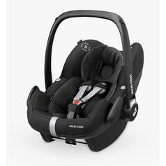 Pachet Cos auto Maxi Cosi Pebble Pro i-size si baza auto Familyfix3 Essential Black, Culoare: Negru, Grupa: 0-13kg (0 luni - 12 luni)