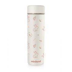 Termos Lichide 450 ml Natur Bunny Miniland Baby, Culoare: Rosu, Cantitate: 450ml