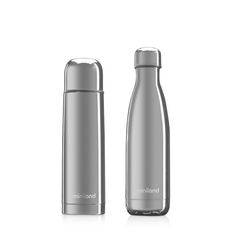 Termos lichide myBaby@me 500 ml Silver (set de 2 termosuri) Miniland Baby, Culoare: Gri, Cantitate: 500ml