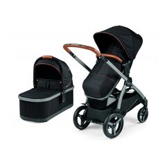Carucior Ypsi, Peg Perego, Combo, Ebony, Culoare: Negru