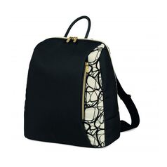 Rucsac Peg Perego Graphic Gold, Negru / Bej, Culoare: Alb/Negru