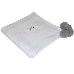 Paturica din Bambus, Eko, 80x80 cm, White, Culoare: Alb