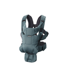 BabyBjorn - Marsupiu anatomic Move, Verde Salvie 3D Mesh, Culoare: Turquoise