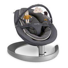 Nuna - Sezlong Leaf Grow Granite, Culoare: Gri/Negru