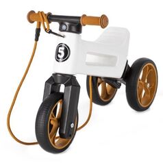 Bicicleta fara pedale Funny Wheels Rider SuperSport 2 in 1 Pearl, Culoare: Alb