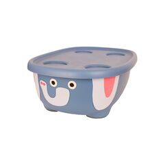 Cadita de Baie cu Suport si Capac Elefantel Albastru - Prince Lionheart, Culoare: Albastru