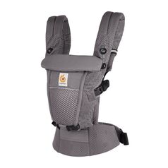 Marsupiu Ergobaby Soft Flex Mesh Graphite Grey, Culoare: Gri