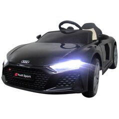 Masinuta electrica cu telecomanda Audi R8 - 107 cm R-Sport - Negru, Culoare: Negru, Capacitate acumulator: 12V