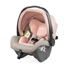 Scaun Auto Peg Perego i-size Primoviaggio SLK, 40 - 87 cm, 0-13 kg, Mon Amour, Bej / Roz, Culoare: Crem, Grupa: 0-13kg (0 luni - 12 luni)
