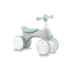 Bicicleta cu lumini, sunet si difuzor de balonase, Momi Tobis - Grey, Culoare: Gri