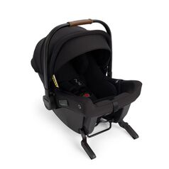 Nuna - Scoica auto cu ISOFIX integrat PIPA urbn Caviar, nastere - 75 cm, Culoare: Negru, Grupa: 0-13kg (0 luni - 12 luni)