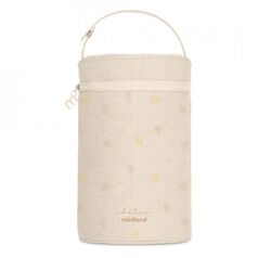 Geanta izoterma Thermibag Double Vanilla Miniland, Culoare: Crem, Cantitate: 500ml