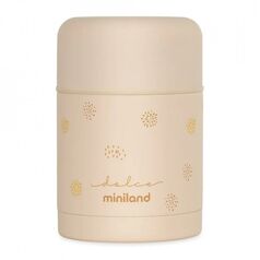 Termos mancare solida 600 ml Vanilla Miniland, Culoare: Crem, Cantitate: 600ml