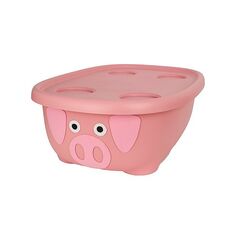 Cadita de Baie cu Suport si Capac Purcelus Roz - Prince Lionheart, Culoare: Roz