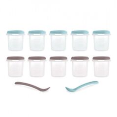 Set 10 Recipiente Ermetice Gradate 200 ml Terra Miniland