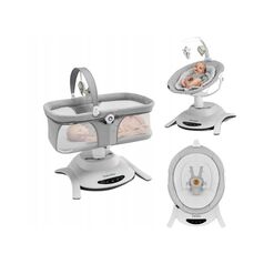 Lionelo - Set 2 in 1, Balansoar si landou Bella, Rotative 360, Gri