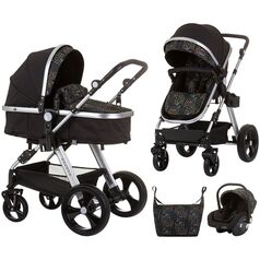 Carucior Chipolino Havana 3 in 1 obsidian leaves, Culoare: Multicolor, Model: 3 in 1
