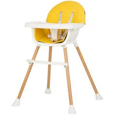 Scaun de masa Chipolino Rio 2 in 1 mango, Culoare: Galben