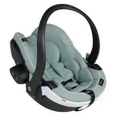 Scoică copii BeSafe iZi Go Modular X2 i-Size – Sea Green Mélange, Culoare: Verde, Grupa: 0-13kg (0 luni - 12 luni)