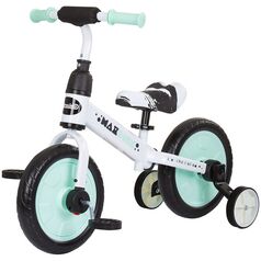Bicicleta 2 in 1 Chipolino Max Bike mint, Culoare: Turquoise