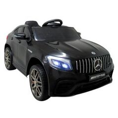 Masinuta electrica cu telecomanda 4 x 4, roti EVA, varsta 3-6 ani, Mercedes AMG GLC 63S, 115x61x55 CM, putere 180W R-Sport - Negru, Culoare: Negru, Capacitate acumulator: 12V