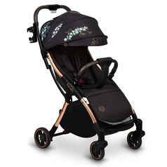 Carucior sport, Lionelo, Julie One, Editie limitata Golden Moments, De la nastere, 0-22 kg, Negru, Culoare: Gri/Negru, Model: sport