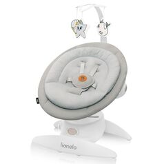 Balansoar, Lionelo, Mell, 2 in 1, Rotire 360 grade, Electric, Pana la 9 kg, Bej, Culoare: Bej