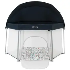 Tarc de joaca Graco EverGo Rubix, Culoare: Albastru, Dimensiuni: 140x70