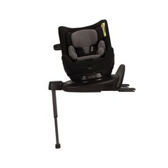 Nuna - Scaun auto PRUU Caviar, 40-150 cm, certificat R129, Culoare: Negru/Gri, Grupa: 0-18kg (0 luni - 4 ani)