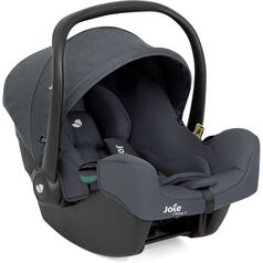 Joie - Scoica auto i-Snug 2 cu tetiera reglabila, 40-75 cm, Moonlight, testata ADAC si certificata R129, Culoare: Gri/Negru, Grupa: 0-13kg (0 luni - 12 luni)
