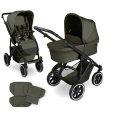 Carucior 2 in 1 Salsa 5 AIR Avocado ABC Design, Culoare: Verde inchis, Model: 2 in 1